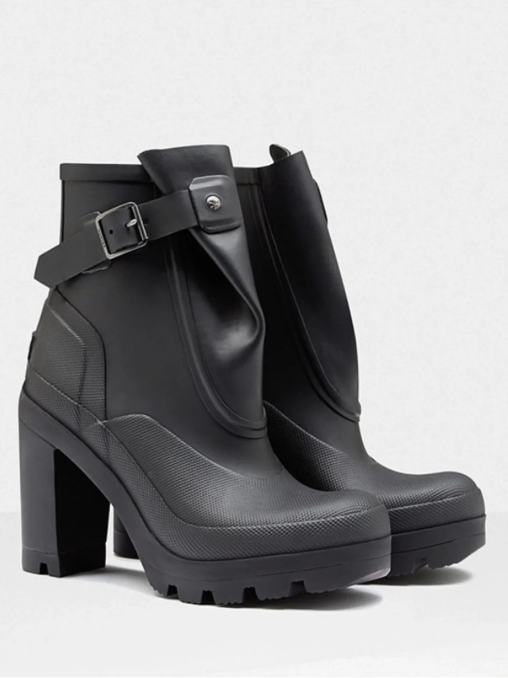 Hunter Boot Original High Heel Ankle Galosh Size 6 Waterproof Sexy Winter Boots
